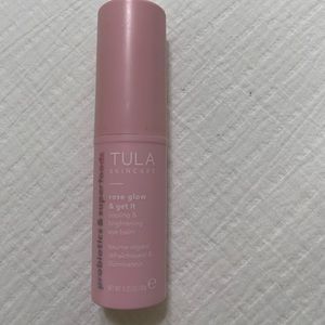 Tula rose glow & get it
cooling & brightening eye balm